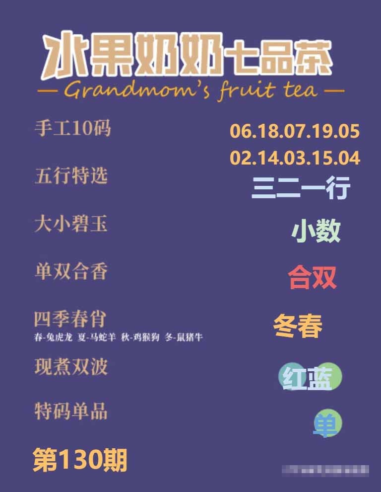 130期七品茶[图]